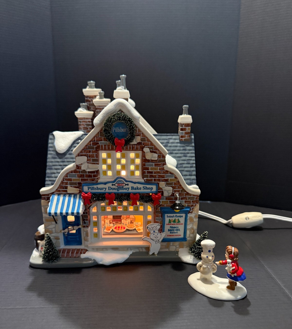 Department 56 "Pillsbury Doughboy Bake Shop" (Set of 2) #55342 In Box